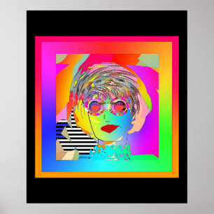 Her Eyes Are On The Coffee Poster