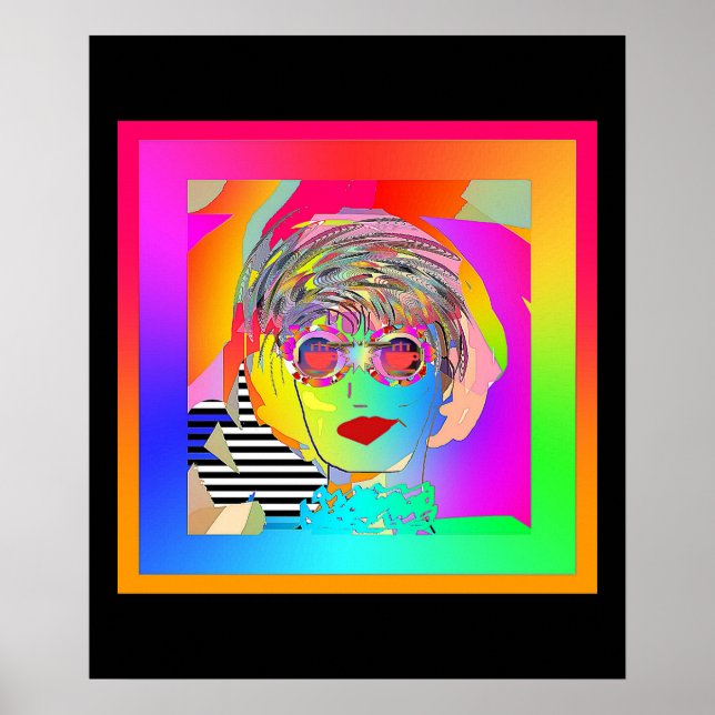 Her Eyes Are On The Coffee Poster (Front)