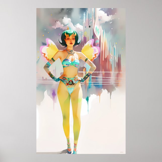 Her Fairy Wings Were Growing Wild Poster (Front)