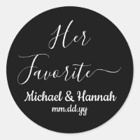 Her Favourite Wedding Favour Candy To go Treat