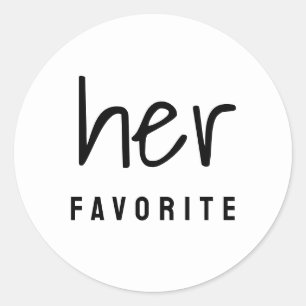 Her favourite Wedding Heart Sticker