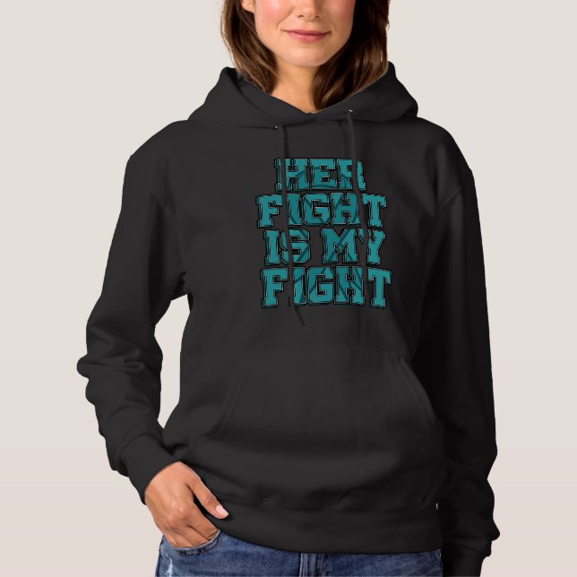 Her Fight Is My Fight Batten Disease Advocate Batt Hoodie (Front)
