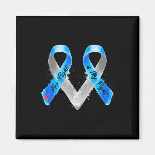 Her Fight Is My Fight Blue Ribbon Type 1 Diabetes Magnet