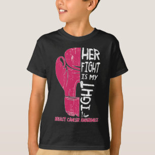 Her Fight Is My Fight Boxing Glove Breast Cancer A T-Shirt