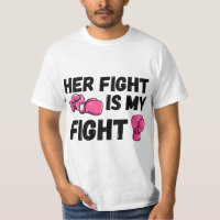 Her Fight Is My Fight Boxing Gloves Breast Cancer 