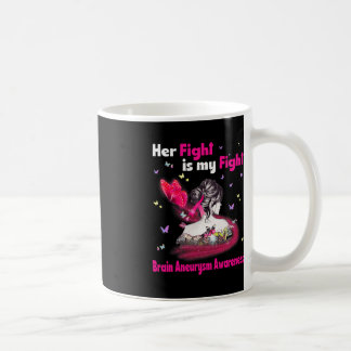 Her Fight Is My Fight Brain Aneurysm Awareness 3 Coffee Mug