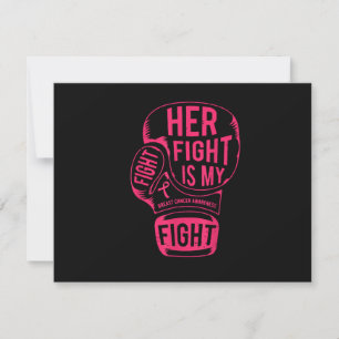 Her Fight is My Fight Breast Cancer Awareness Save The Date