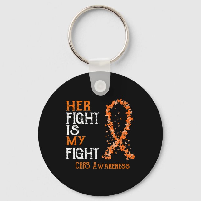 Her Fight Is My Fight Crps Awareness  Key Ring (Front)