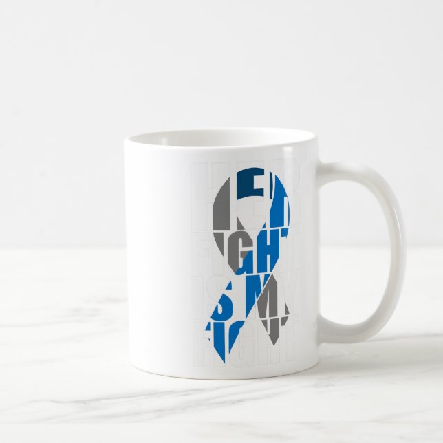 Her Fight Is My Fight Diabetes  Coffee Mug (Right)