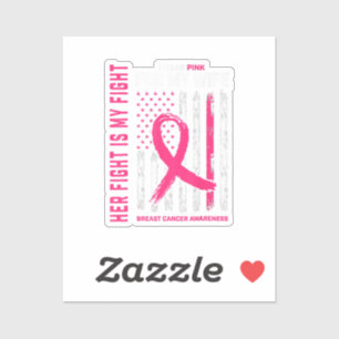 Her Fight Is My Fight I Wear Pink Wife Breast Canc