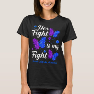 Her Fight Is My Fight Juvenile Arthritis ver1 Awar T-Shirt