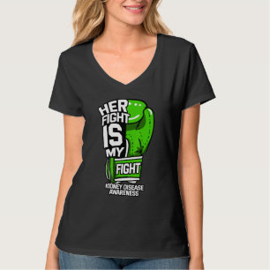Her Fight Is My Fight Kidney Disease Dialysis Orga T-Shirt