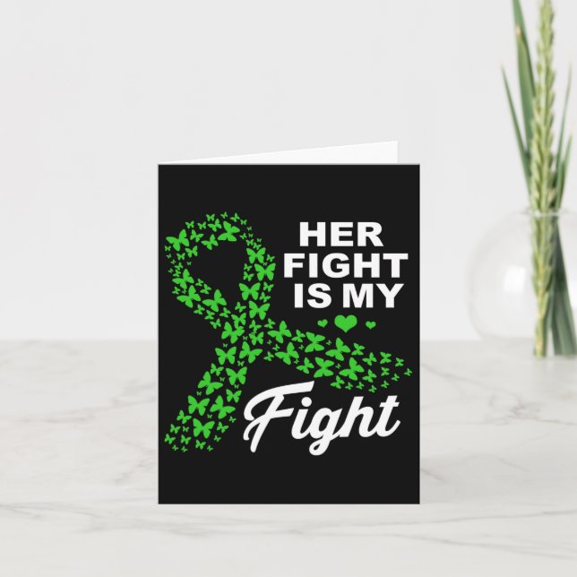 Her Fight Is My Fight Kidney Disease Support  Card (Front)