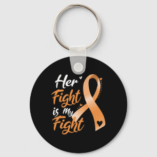 Her Fight Is My Fight Leukaemia Awareness Blood Ca Key Ring