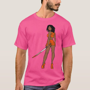 Her Fight Is My Fight Leukemia Melanin Warrior Awa T-Shirt