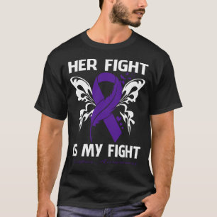 Her Fight Is My Fight LUPUS AWARENESS Butterfly T-Shirt