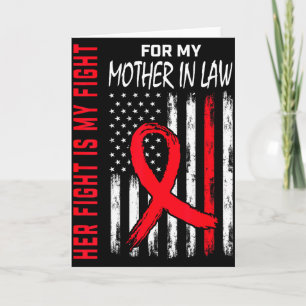 Her Fight Is My Fight Mother In Law Heart Disease Card
