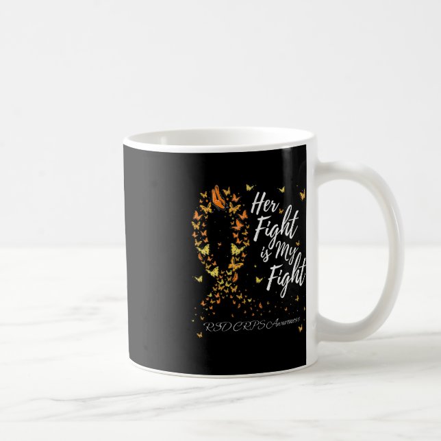 Her Fight Is My Fight RSD CRPS Awareness 1 Coffee Mug (Right)