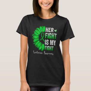 Her Fight Is My Fight Scoliosis Awareness Green Ri T-Shirt