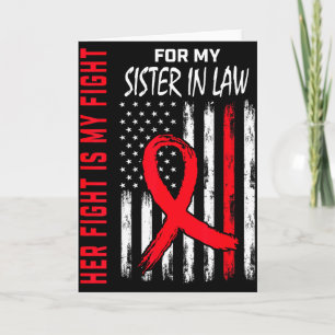 Her Fight Is My Fight Sister In Law Heart Disease  Card