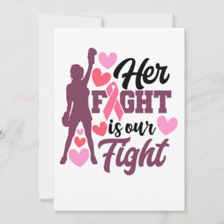 Her Fight Is Our Fight Breast Cancer Awareness Save The Date