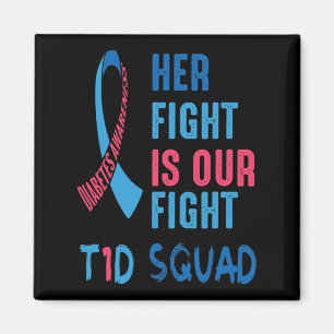 Her Fight Is Our Fight Diabetes Awareness Day T1d  Magnet