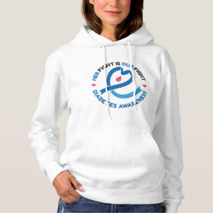 Her Fight Is Our Fight – Diabetes Awareness Hoodie