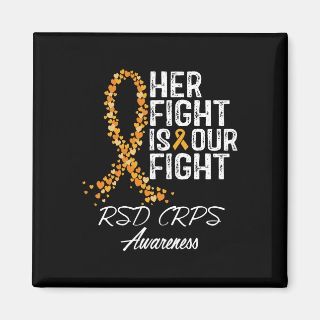 Her Fight Is Our Fight Rsd Crps Awareness 2  Magnet (Front)