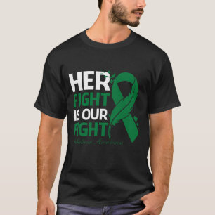 Her Fight Is Our My Fight ACHALASIA AWARENESS Ribb T-Shirt
