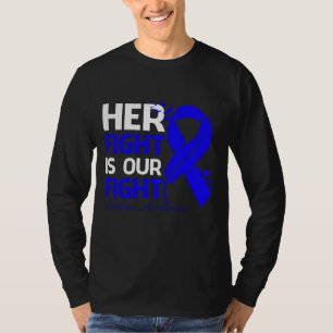 Her Fight Is Our My Fight DIABETES AWARENESS Ribbo T-Shirt