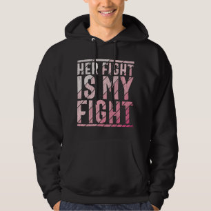 Her Fight My Fight Breast Cancer Awareness Family Hoodie