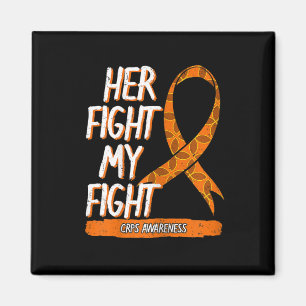 Her Fight My Fight Crps Awareness Ribbon For Men W Magnet