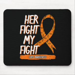 Her Fight My Fight Crps Awareness Ribbon For Men W Mouse Pad