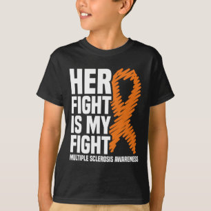 Her Fight My Fight Ms Multiple Sclerosis Awareness T-Shirt