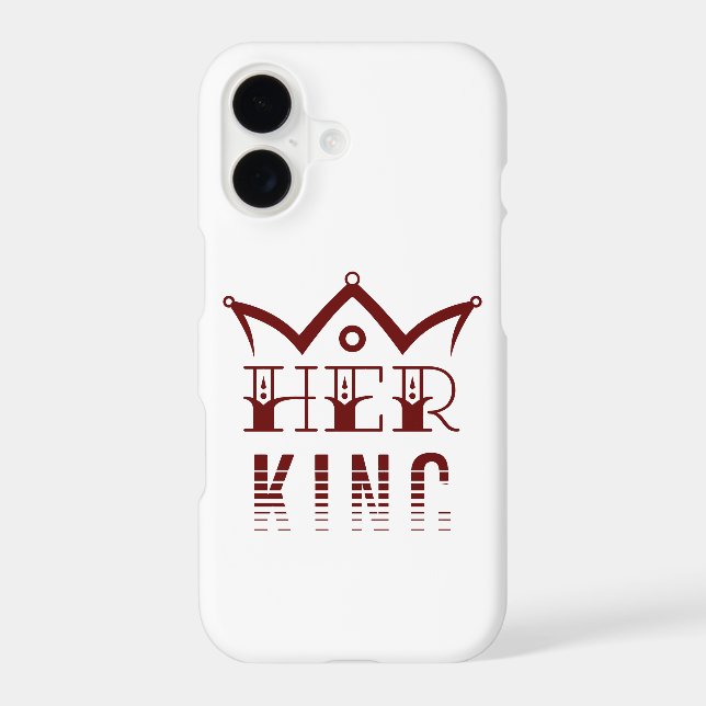 Her King iPhone Case (Back)