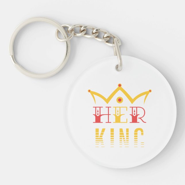 Her King Key Ring (Front)