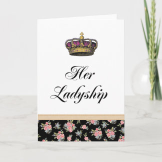 Her Ladyship Card