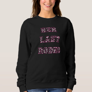 Her Last Rodeo Disco Cowgirl Bachelorette Party   Sweatshirt