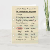 HER LIST - Be my Bridesmaid?