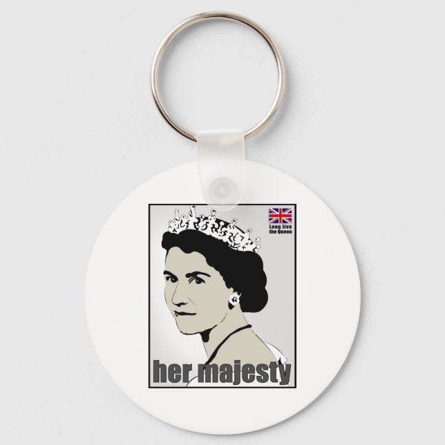 her majesty key ring (Front)