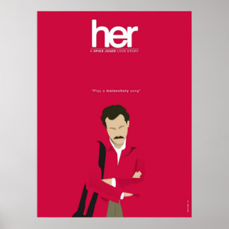Her movie minimalist poster