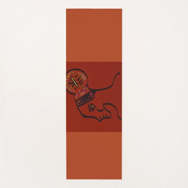 Her Name Is Light Yoga Mat (Front)