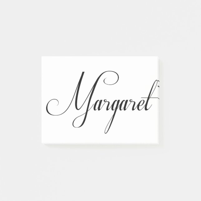 Her Name Is Margaret Calligraphy Post-it Notes (Front)