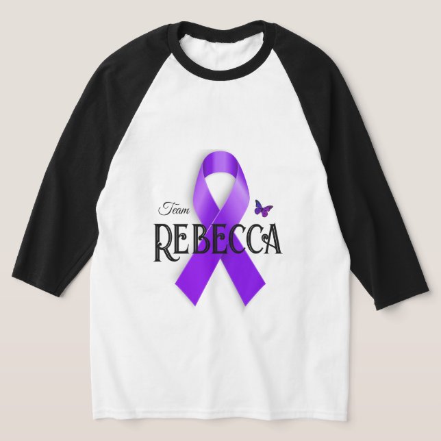 HER NAME Personalise Show Lupus Support T-Shirt (Laydown)