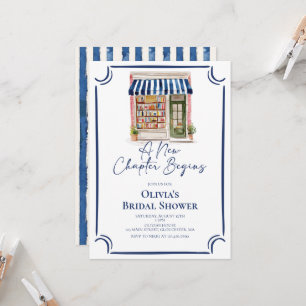 Her New Chapter Begins Book themed Bridal Shower Invitation