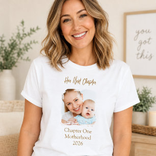 Her Next Chapter Mother Mum Photo T-Shirt