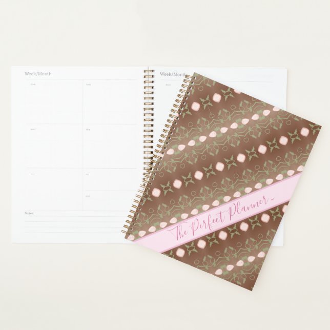 Her  Perfect Planner With Pink Accents (Display)