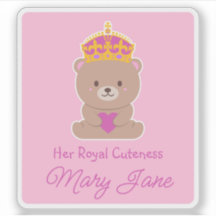 Her Royal Cuteness | Funny Cute Personalised Baby
