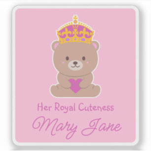 Her Royal Cuteness   Funny Cute Personalised Baby
