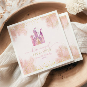 Her Royal Five-Ness Princess 5th Birthday Party Napkin